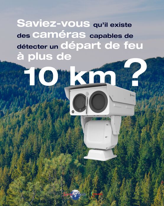 Caméra PTZ Thermique Anti-Incendie : Détection Précoce de Feux de Forêt Longue Portée