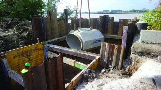  Canalisation à géométrie optimisée pour pose horizontale ou verticale | Moduloval - Canalisations et accessoires en béton, fibres-ciment et grès