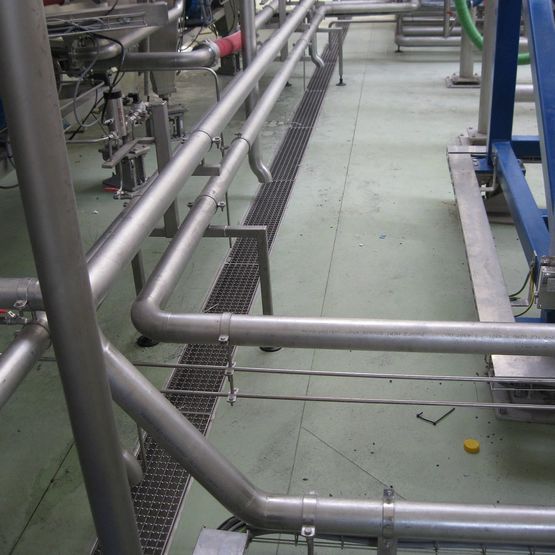  Canalisation inox, système de tuyauterie emboîtable en acier inoxydable | ACO Pipe - Raccords métalliques