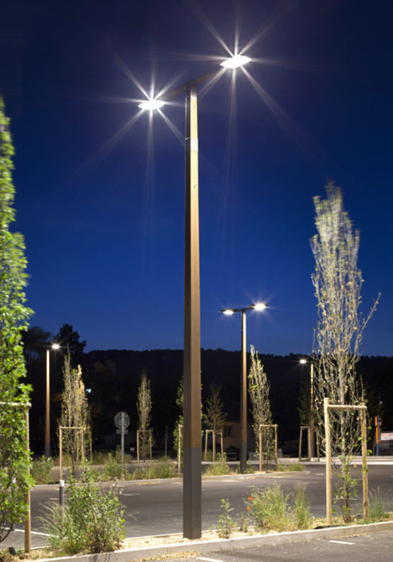  Candélabres carrés coniques de 4 m à 10 m | SILEA XL - AUBRILAM