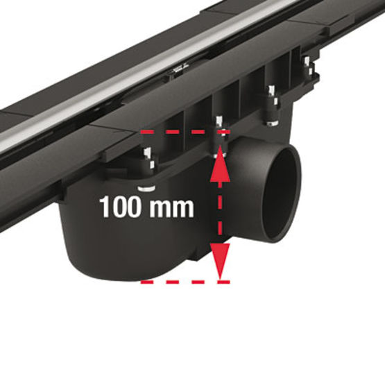  Caniveau de douche de plain pied | Caniveau  de douche de plain pied 400-1200 - Siphons et vidages pour baignoires et douches