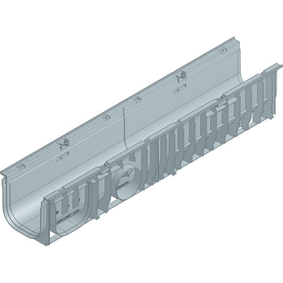 Caniveau en PE-PP de 15 cm de largeur intérieure | Recyfix Standard 150