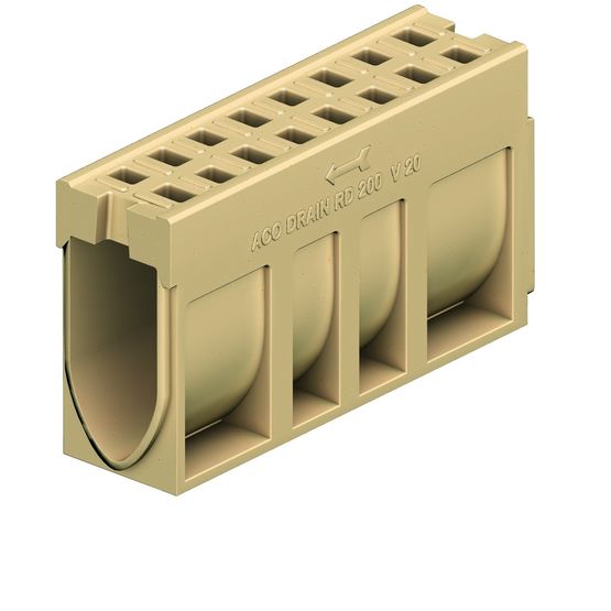  Caniveau monolithique en Béton Polymère pour applications à charge et trafic extrêmes. | ACO Monoblock Infra - ACO