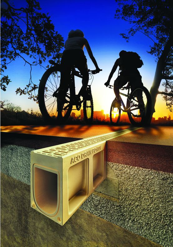  Caniveau monolithique en Béton Polymère pour applications urbaines et péri-urbaines. | ACO Monoblock Urbain - Caniveaux en béton ou béton polymère