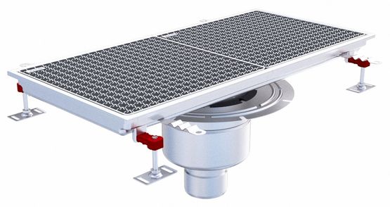  Caniveaux et siphons en acier inoxydable pour le drainage intérieur des bâtiments imposant des normes d&#039;hygiène très strictes | ACO Epur HygieneFirst - ACO