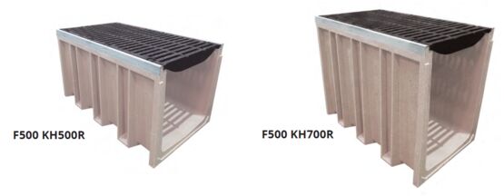  Caniveaux pour charges lourdes F500 | Civil F | ULMA - Caniveaux en béton ou béton polymère