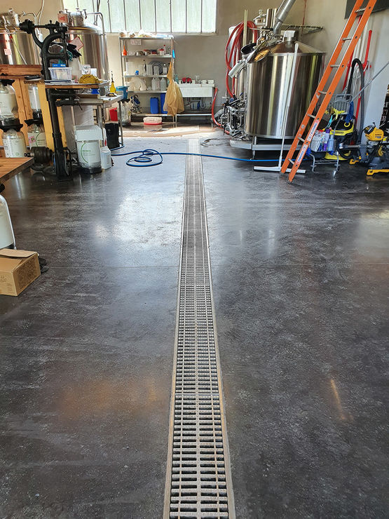 Caniveaux pour zone de production de bière | BLÜCHER®  - produit présenté par BLÜCHER