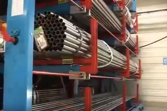 Cantilevers télescopiques à tiroirs manuels pour stockage de charges longues et rigides - produit présenté par ACTIWORK