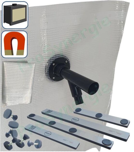 Capte-suie pour foyer | Kit de ramonage pour inserts et poêles
