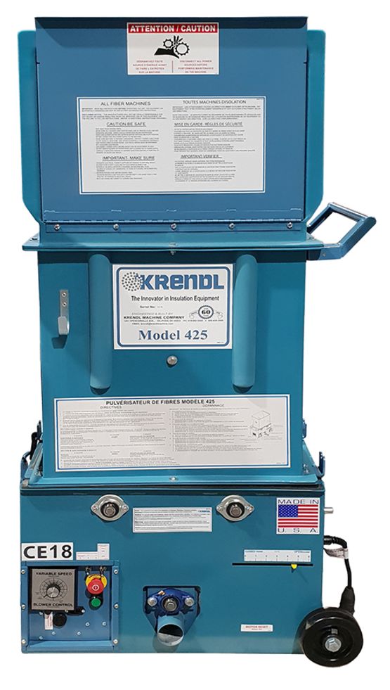 Cardeuses-souffleuses pour isolant en vrac | KRENDL - Equipement mobile de chantier