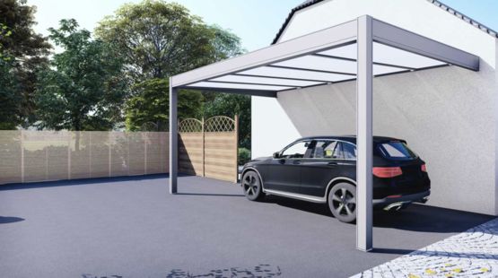  Carport aluminium adossé ou indépendant | AMEX SO - AMEXSO