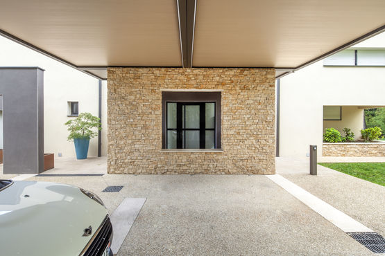  Carport aluminium pour automobile | WALLIS&amp;PARK - Série 414 - Abri voiture