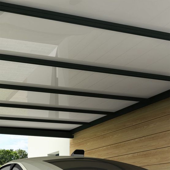  Carport architect THERMOTOP en aluminium | CARPORT-THERM-ARCHI - Abri voiture
