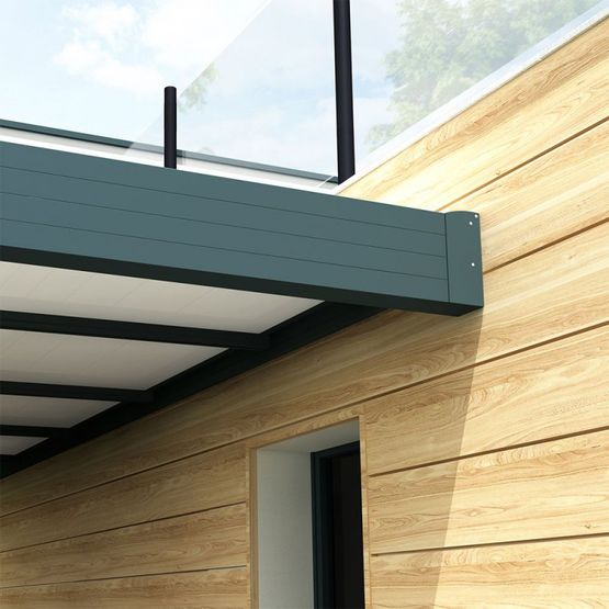 Carport architect THERMOTOP en aluminium | CARPORT-THERM-ARCHI - produit présenté par ALSOL.FR