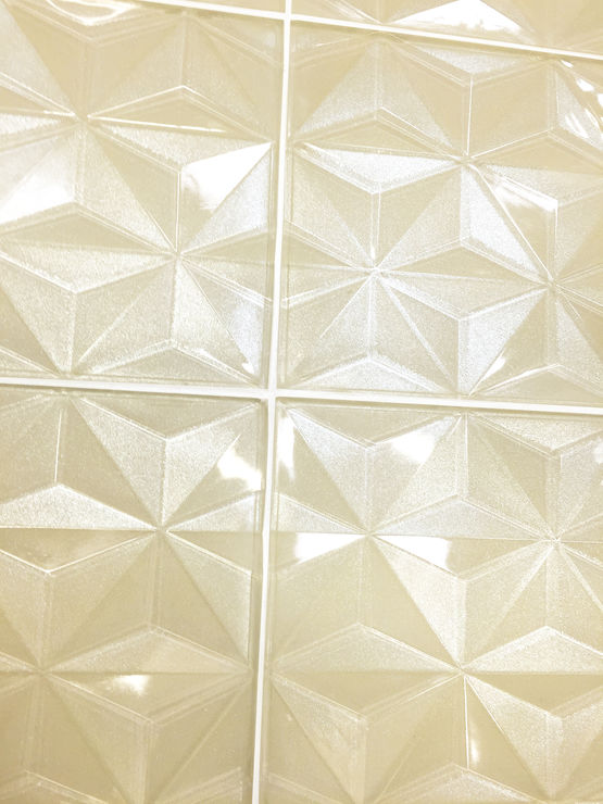 Carreau en verre pressé FACET - à facettes pour carrelage mural | 60942 - LA ROCHÈRE