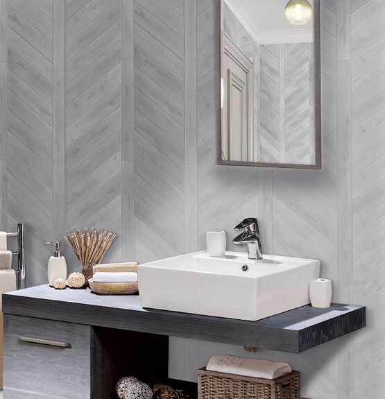  Carrelage céramique chevron mural et sol | YOSEMITE 15x90 I 8x44 Chevron I 8x40 Placket - MONOPOLE LAB SL