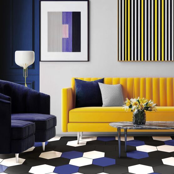  Carrelage céramique mural et sol | HEXAGON COLORS 20x24 - MONOPOLE LAB SL