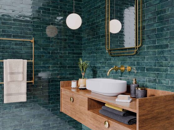  Carrelage céramique mural format compact | SAN REMO 5x25 - Carrelage effet marbre