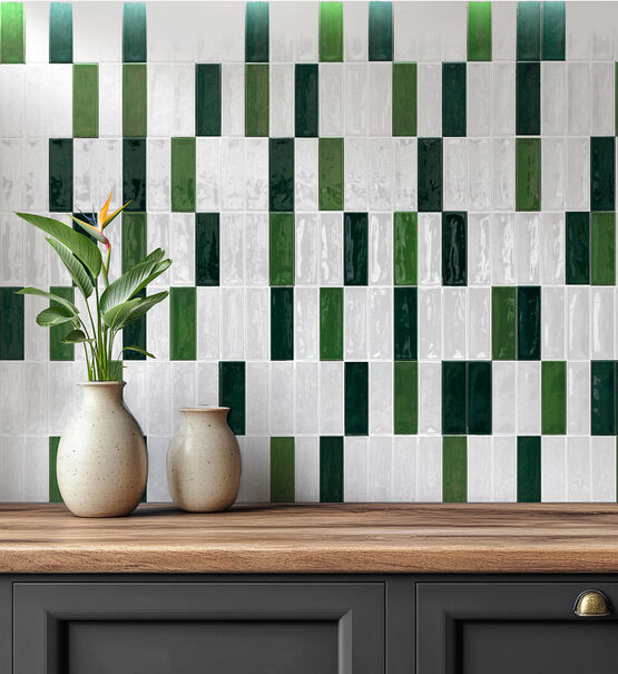  Carrelage céramique mural petit format | ARTISAN 5x15 - Carrelage Uni