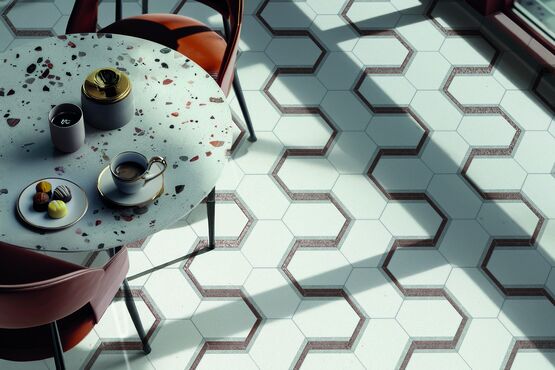  Carrelage céramique technique format hexagonal | CUARZO 20x24 - Carrelage en grès (cérame, porcelainé, émaillé, etc.)