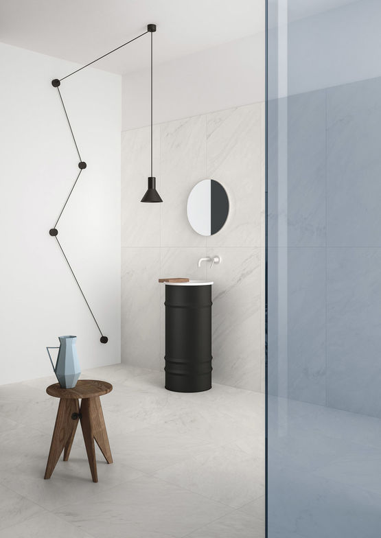 Marble Lab : Carrelage en grès cérame effet marbre – Batiproduits