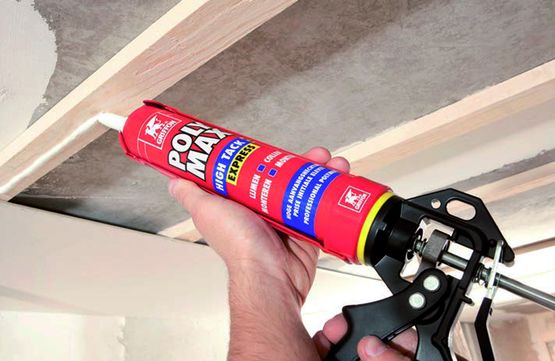 Cartouche pour collage résistant à prise rapide sur chantier | Poly Max High Tack Express - produit présenté par GRIFFON FRANCE