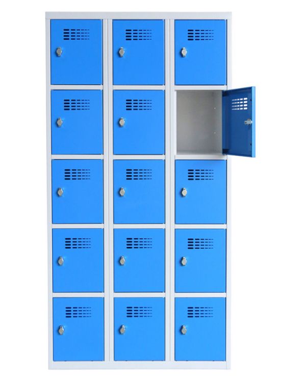  Casier vestiaire LIGNE 770/NEW - 5 casiers par colonne - Vestiaires, casiers et consignes