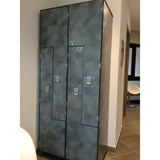  Casiers en colonne en panneaux stratifiés | Casiers - KIT VULCAIN INDUSTRIES