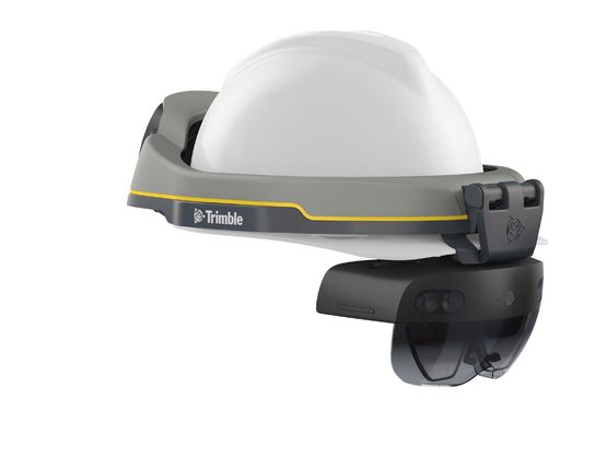  Casque de chantier pour la réalité mixte avec Microsoft Hololens 2 | Trimble XR10 - TRIMBLE FRANCE