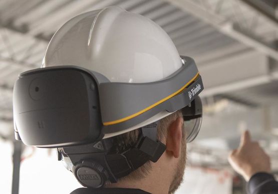  Casque de chantier pour la réalité mixte avec Microsoft Hololens 2 | Trimble XR10 - Casques de protection