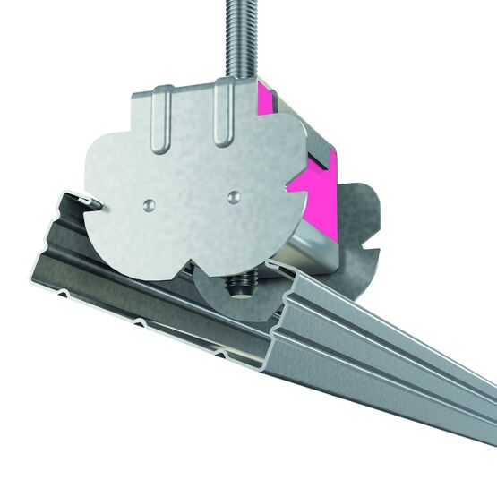 Cavalier acoustique pour plafond suspendu sur fourrures | CavalierDB30HQ