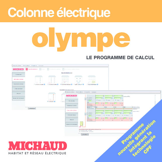 CD-rom de calcul des colonnes électriques | Olympe 5