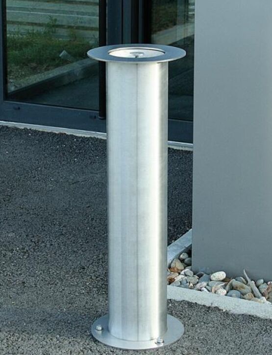  Cendrier sur pied cylindrique en acier ou en inox | Tiby / Vision - Cendrier