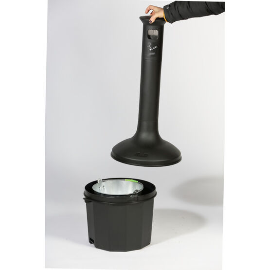  Cendrier sur pied plastique Probbax | 1-01-5-059 - SALMA STORE