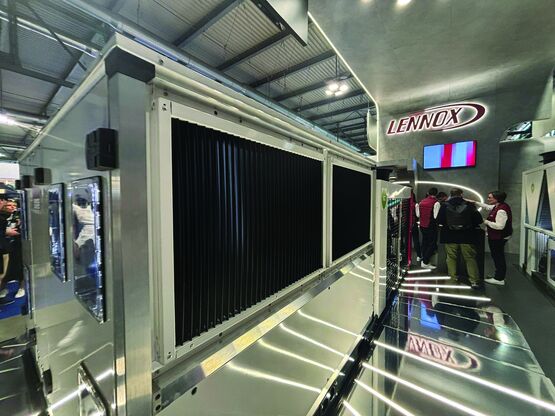  Centrale de climatisation de toiture modulaire haut rendement au R32 | Lennox Evio - Centrales de traitement d'air de toiture (Roof-top)