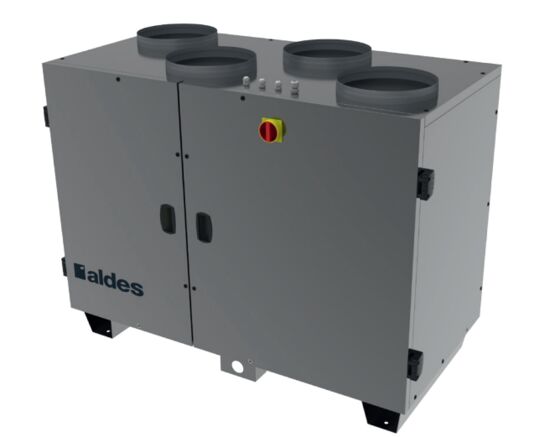  Centrale de traitement d'air double flux rotatif en rénovation | Nexa Eco R Top - ALDES