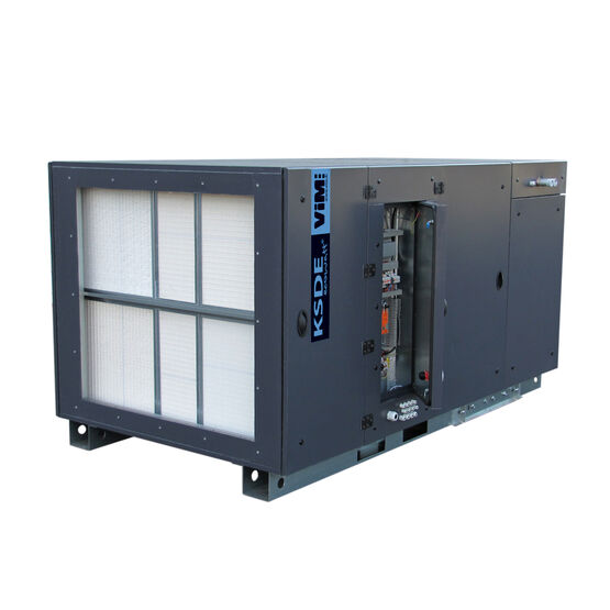 Centrale de traitement d&#039;air simple flux VIM avec moteur ECM basse consommation | KSDE ECOWATT - VIM