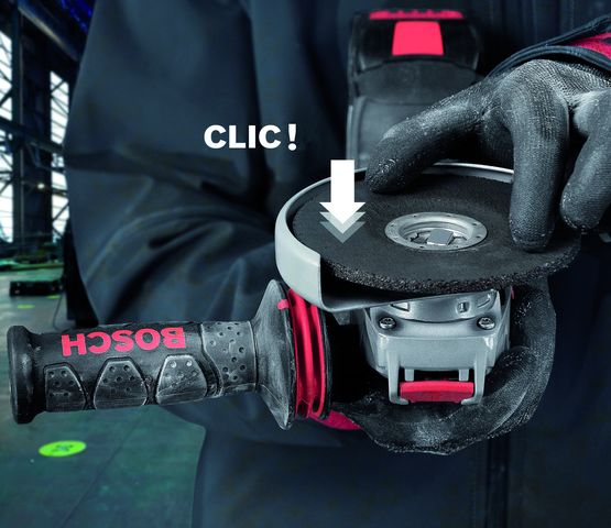  Changement d&#039;accessoires sans clé pour meuleuse | X-Lock - BOSCH OUTILLAGE ELECTRO-PORTATIF