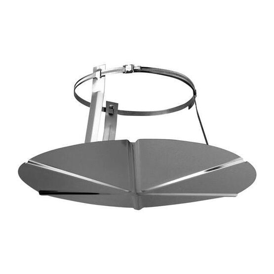  Chapeau de toiture 125 mm pour protection des conduits d&#039;évacuation de gaz de combustion | ECO INDUSTRIE DE FRANCE - Accessoires, ornements