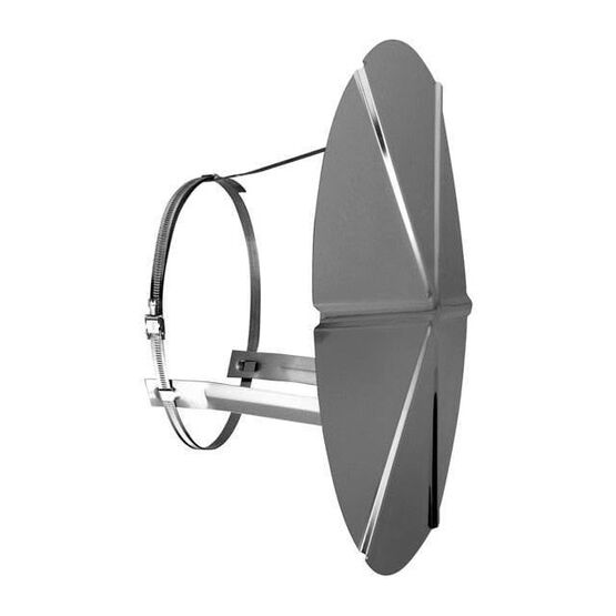 Chapeau de toiture 125 mm pour protection des conduits d&#039;évacuation de gaz de combustion | ECO INDUSTRIE DE FRANCE - produit présenté par ECO INDUSTRIE DE FRANCE