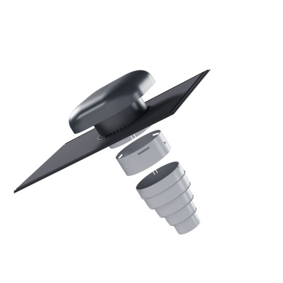 Chapeau de ventilation clipsable - Closoir, chatière, ventilation