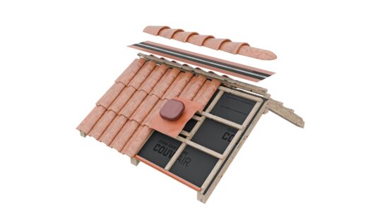 Chapeau de ventilation clipsable - produit présenté par MEP