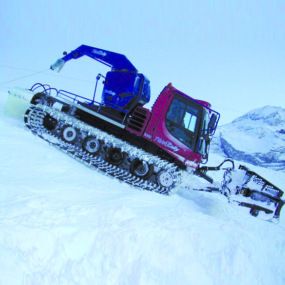 Chargeuse pour opérations extrêmes en terrain difficile | Pisten Bully 300 Green Tech