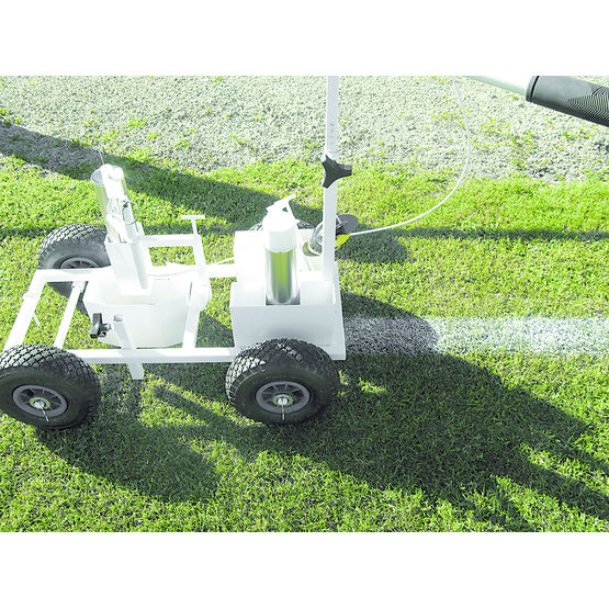 Chariot de traçage des lignes de terrains gazonnés | Chariot Tracing Sport