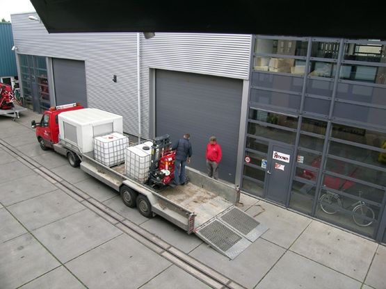  Chariot élévateur sur chenilles pour charges lourdes | TP1600 - HINOWA