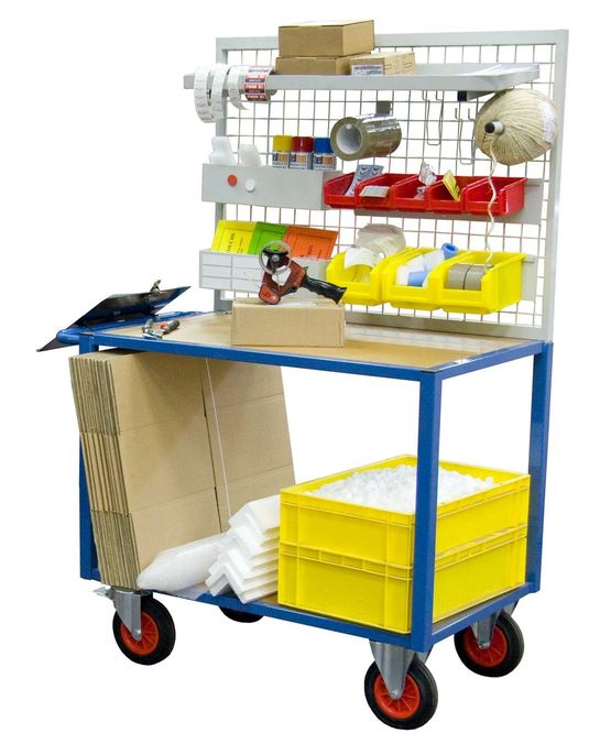 Chariot pour le transport de plusieurs types de marchandises | Chariot de manutention 