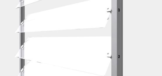 Châssis de façade à lames mobiles pour ventilation naturelle et désenfumage | Coltlite - produit présenté par KINGSPAN LIGHT + AIR