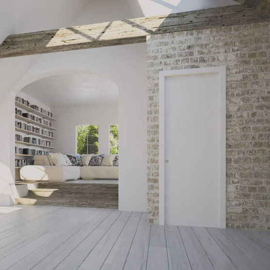  Châssis de portes coulissantes Scrigno GOLD pour plaques de plâtre | Base - Châssis pour portes coulissantes