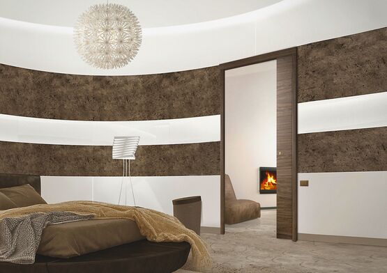  Châssis pour portes à galandage avec prédisposition électrique | ORCHIDEA LIGHT - FIBROTUBI