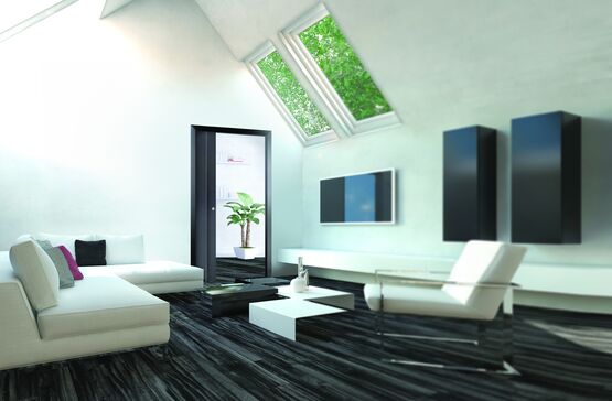  Châssis pour portes à galandage | ORCHIDEA vantail parallèle   - FIBROTUBI